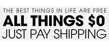 Free PAY Shipping Only